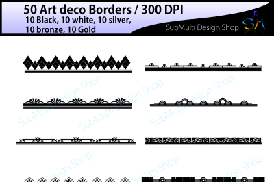 art deco / art deco borders for card making