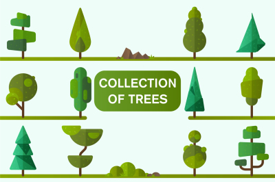 Collection of geometric trees