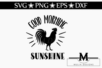 Good Morning Sunshine SVG