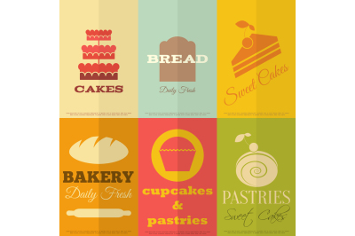 Retro Bakery Labels