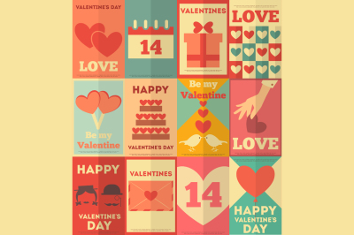 Valentines posters collection