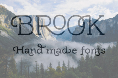 Brook Typeface