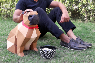 DIY Pug Model - 3d papercrafts