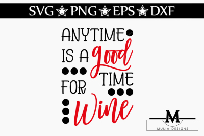 Good Time For Wine SVG
