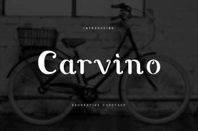 Carvino Typeface
