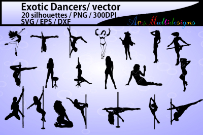 Exotic Dancer svg eps dxf png