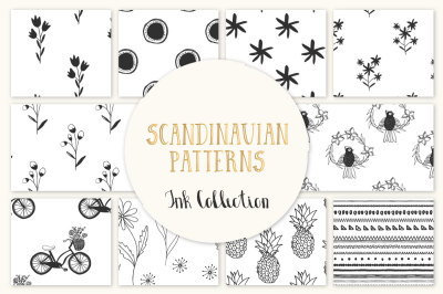 Scandinavian seamless pattern