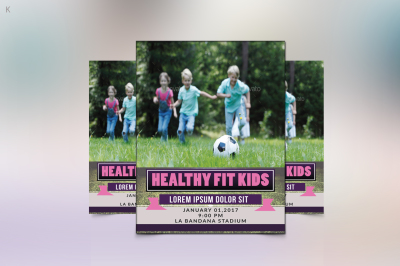 Health Fitness Flyer Template