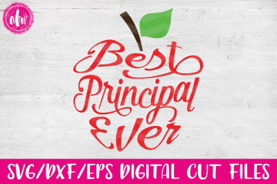Best Principal Apple - SVG, DXF, EPS Cut File