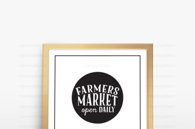 Farmers Market Digital Cutting File