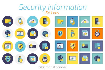 Information security icons