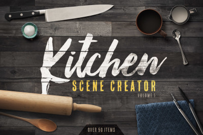 Kitchen Scene Creator Volume 1
