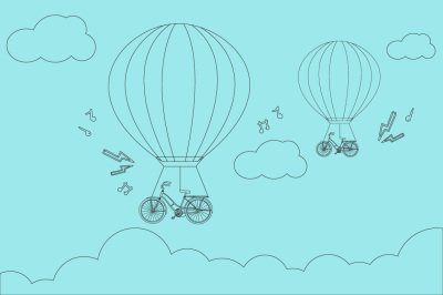 Bicycle Air Balloons
