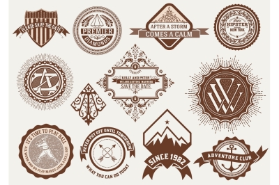 Logotypes set