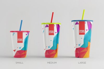 Drink Cups Mock-Up