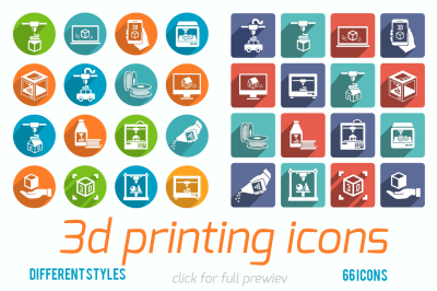 3d printing icons