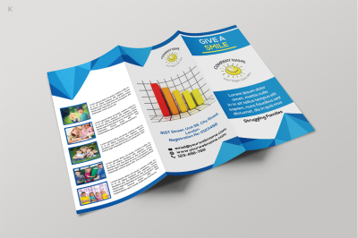 Fund Raising Trifold Template