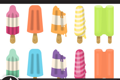 Summer popsicle clip art