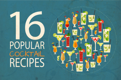 16 popular cocktail recipes