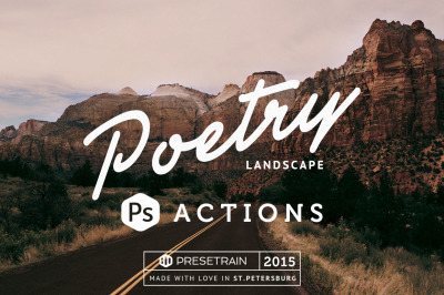 Poetry Photoshop Landscape Actions