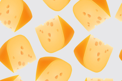 Cheese seamless pattern