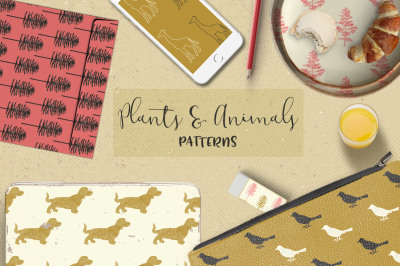 Plants And Animals patterns