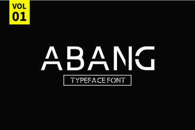 Abang Typeface Font