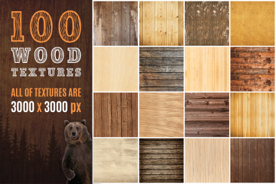 100 Real Wood Textures