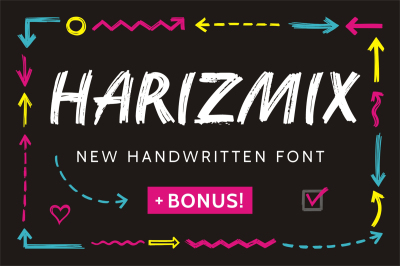 Harizmix Handwritten Marker Font