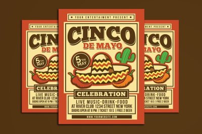 Cinco De Mayo Celebration Flyer