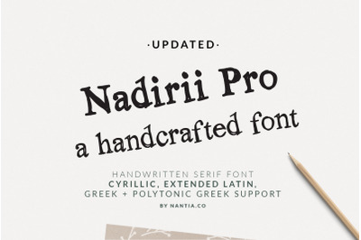 Nadirii Font | Handcrafted