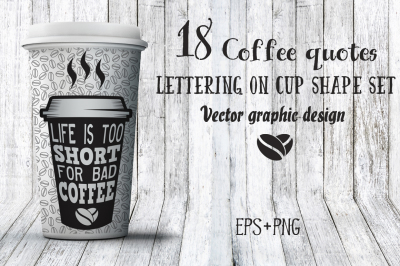 18 Coffee Quotes. Citations on paper cups