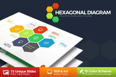 Hexagonal Infographic Powerpoint
