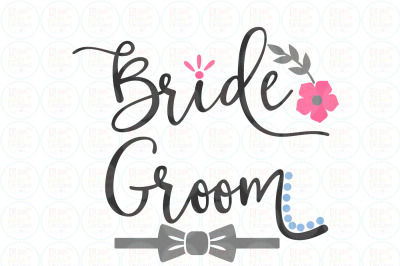 Groom Bride Set SVG, DXF, EPS, PNG design