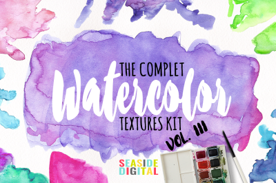 Watercolor Textures - Vol. III