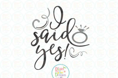 I said yes! SVG, DXF, EPS, PNG design