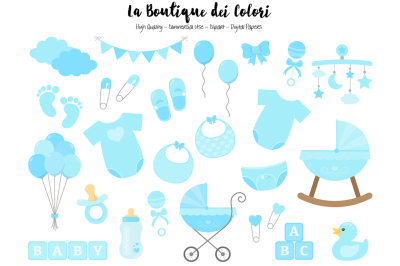 Blue Baby Clipart