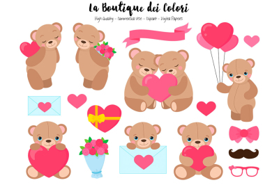 Valentine Bear Clipart