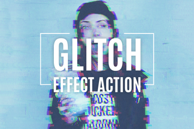 Glitch Effect Action