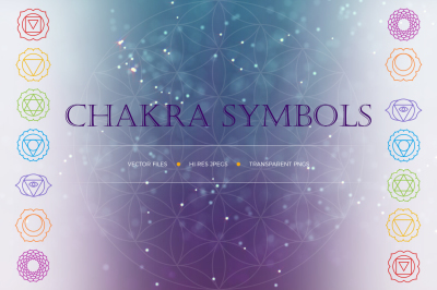 Chakra Symbols + Patterns as a gift