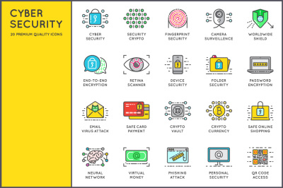 Awesome Cyber Security Icons