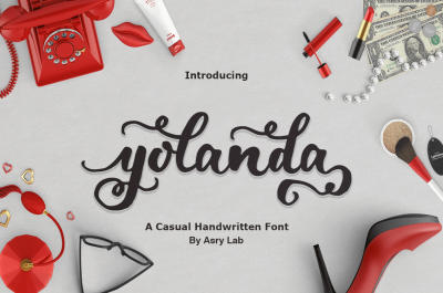 yolanda Brush Script Font