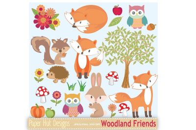 Woodland Animal Clipart
