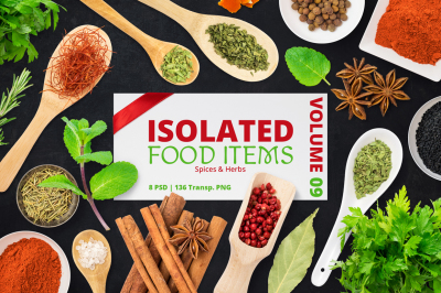 Isolated Food Items Vol.9