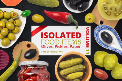 Isolated Food Items Vol.11