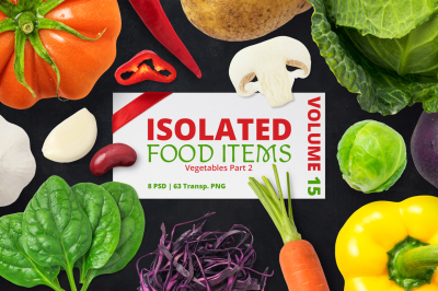 Isolated Food Items Vol.15