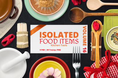 Isolated Food Items Vol.16
