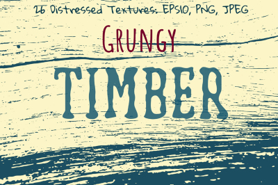 Grungy Timber Vector Textures