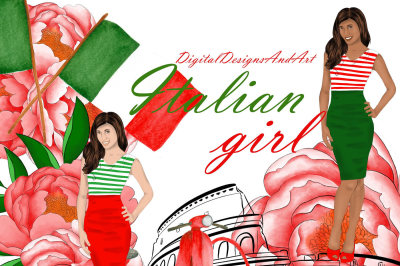Italian fashion girl
