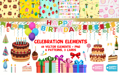 Birthday Party - Vector Clipart